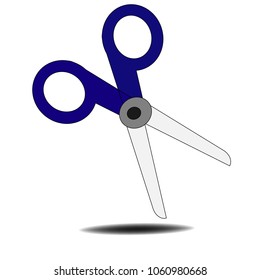  illustration vetcor isolated on white background scissor
