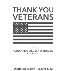 Illustration with veterans day. American patriotic background. vector