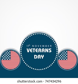 Illustration of veterans day greeting stock vector