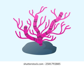 Illustration of an Vibrant Coral Reef