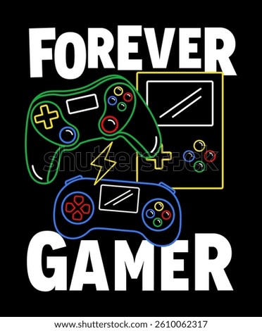 illustration of video game controller silhouettes