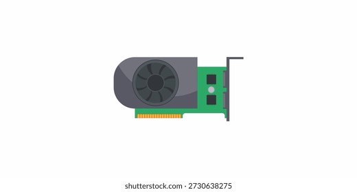 illustration of Video Graphics Array or VGA Computer
