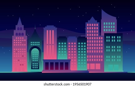 都会 夜景 道 のベクター画像素材 画像 ベクターアート Shutterstock