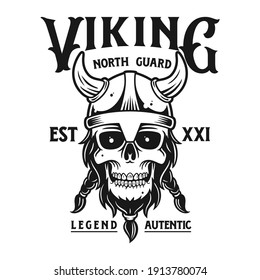 illustration Viking north guard.Premium Vector