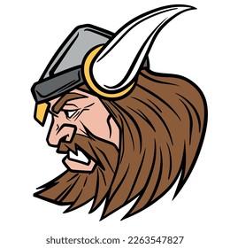 Illustration of viking warrior vector