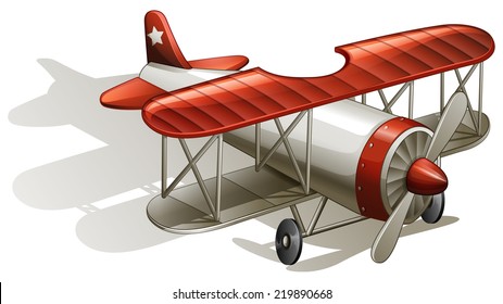 Illustration of a vintage bumpy ride on a white background