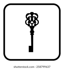 Illustration of vintage Key - vector