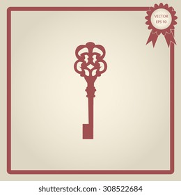 Illustration of vintage Key - vector 