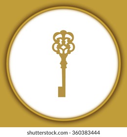 Illustration of vintage Key - vector 