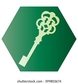 Illustration of vintage Key - vector