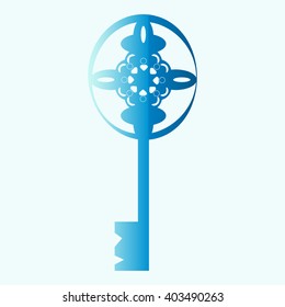 Illustration of vintage Key - vector 