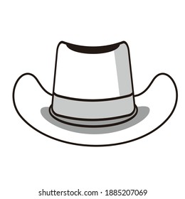 illustration of vintage male hat vector design. perfect for male fashion logo