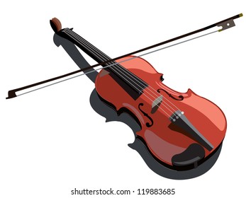 illustration of violin