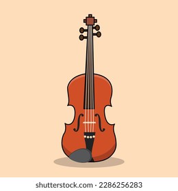 The Illustration of a Violin