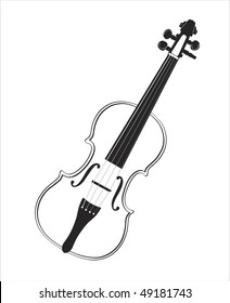 Illustration of a violin