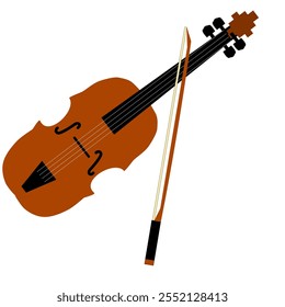 illustration of a violin musical instrument