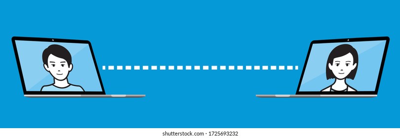 illustration of virtual Meetings image