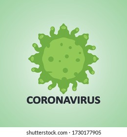 Ilustración De Gráficos Vectores Virus O Corona. Adecuado para diseños relacionados con Covid-19