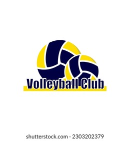 illustration of a volleyball with a white background