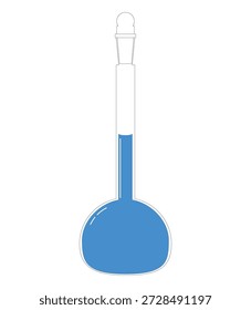 Illustration of a volumetric flask