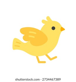Illustration of a walking bird