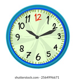 illustration of a wall clock icon showing ten past ten 