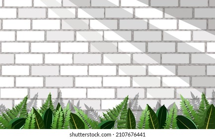 Illustration Wall Plant Background Stock Vector (Royalty Free ...