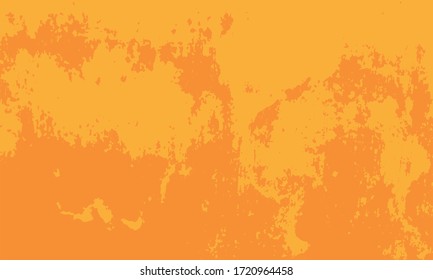 ilustración de una pared con una textura de grunge amarillo. para fondo.eps 10