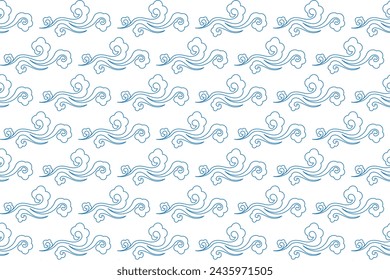 Illustration wallpaper of the abstract cloud on white background.
