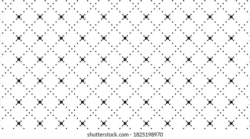 Ilustración Patrón de fondo de escritorio cruz y punto 