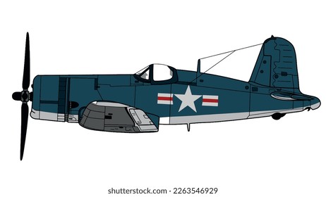 Illustration of war plane vector