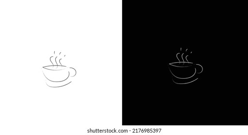 an illustration of warm coffee that has a very delicious taste