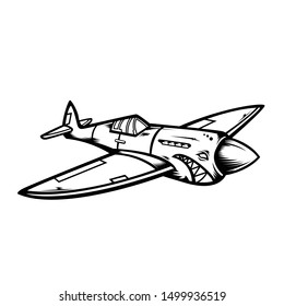 an illustration of a warplane