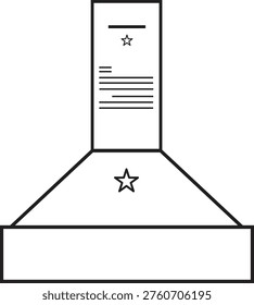 illustration of a warrior's tombstone