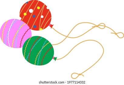 Illustration of Water balloon yo-yo