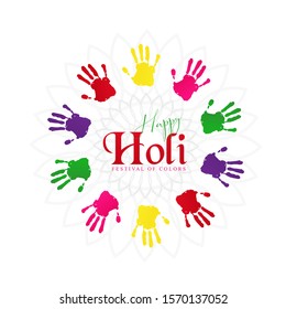 illustration of water color for Happy Holi Background