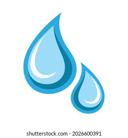 illustration of water drop, water drop icon