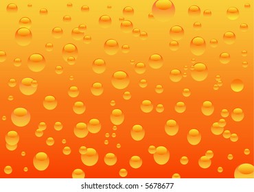 Illustration of water drops