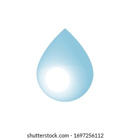Illustration of water icon vector design template