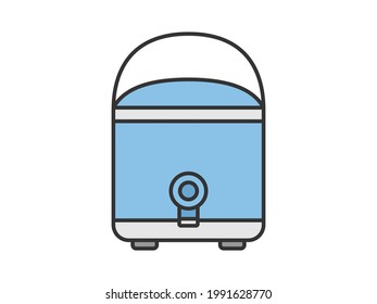 Illustration Of A Water Jug.