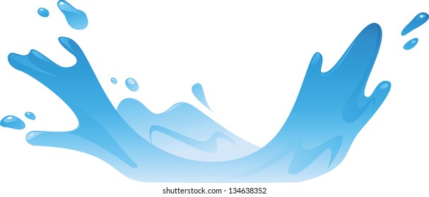 Illustration of Water Splash