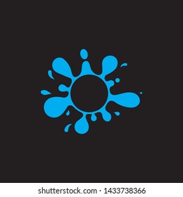 Illustration of Water Splash vector design