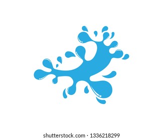 Illustration of Water Splash Vector Icon