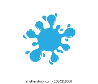 Illustration of Water Splash Vector Icon