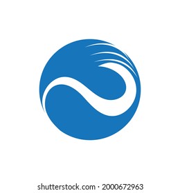 illustration of Water wave logo vector design