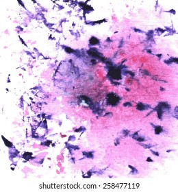 illustration watercolor brush strokes