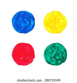 Illustration of watercolor stain.Vector