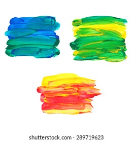 Illustration of watercolor stain.Vector