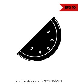 Illustration of Watermelon Glyph Icon