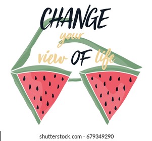 illustration watermelon graphic